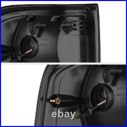 04-08 Ford F150 Lobo LED Fiber Optic Light Tube Bar Black Clear Tail Brake Lamp