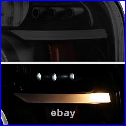 2004-2008 Ford F150 Lobo SINISTER BLACK Halo Angel Eye DRL Projector Headlight