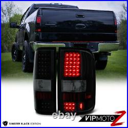 2004-2008 Ford F150 Lobo SINISTER BLACK SMD LED Rear Tail Lights Lamp Assembly