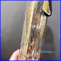 2017 Limited Edition Classic Goddess Glass Cup Starbucks Anniversary Golden Rare