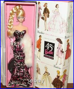 45th Anniversary Blonde Silkstone Fashion Model Barbie Doll #B8955 NRFB 2003