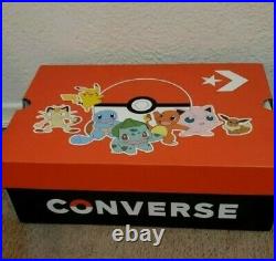 6 US Mens Converse Shoes Pokemon Limited Edition 25th Anniversary Authentic
