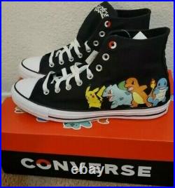 7 US Mens Converse Shoes Pokemon Limited Edition 25th Anniversary Authentic