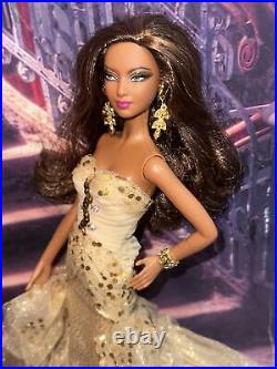 Barbie 50th Anniversary AA Gold Label Limited Edition Doll In Gold Dress