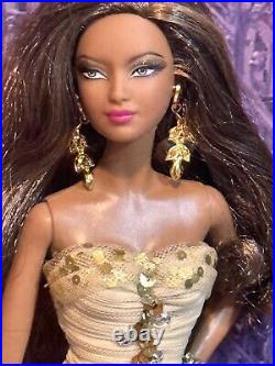 Barbie 50th Anniversary AA Gold Label Limited Edition Doll In Gold Dress