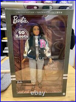 Barbie x Roots 50th Anniversary Limited Edition Barbie Doll 2023 -Factory Sealed