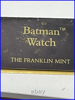 Batman DC Comics 50th Anniversary Franklin Mint Watch Original Limited Edition