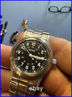Benrus Military Field Watch 50th Anniversary D-Day Limited Edition MIL-W-46374