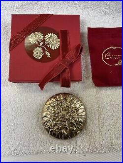 Besame Cosmetics 18th Anniversary Gold Metal Compact Limited Edition