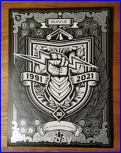 Bungie 30th Anniversary Limited Edition Poster Destiny 2 Retired Reward RARE