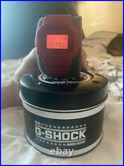 CASIO G SHOCK DW-5635C-4 Red Out 35TH Anniversary Limited Edition Brand