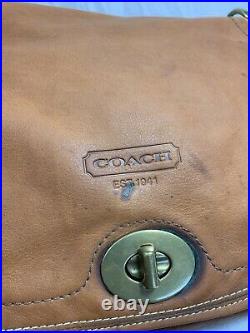 COACH limited edition 65th Anniversary Legacy Ali tan leather shoulder bag