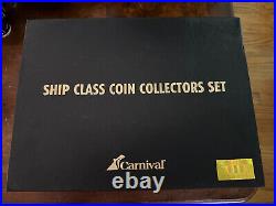 Carnival Cruise Limited Edition Coin Set 1991-2023 50th Anniversary Ship Class