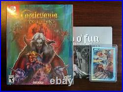 Castlevania Anniversary Collection Bloodlines Edition LRG Switch Poster Card NEW