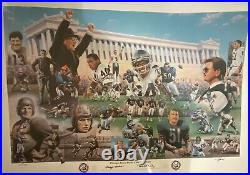 Chicago Bears 75th Anniversary Limited Edition Commemorative Art Print