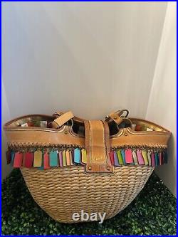 Coach Hangtag Lily Straw Legacy Basket Tote Limited Edition 65th Anniversary Bag