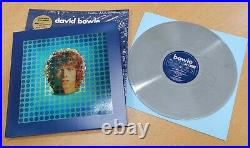 DAVID BOWIE LP Space Oddity 2019 Tony Visconti Mix 50th Anniversary SILVER Vinyl