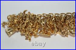 DISNEY 75th Anniversary Limited Edition Gold Plated Charm Bracelet #307 of 1923