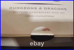D&D Sapphire Anniversary Dice Set Collector's Limited Edition SEALED