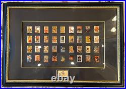 Disney 75th Anniversary Limited Edition One Sheet Framed Pin Set of 36 #11/1000