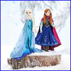 Disney Frozen 10th Anniversary Anna And Elsa Doll Set 17 Limited Edition /3000
