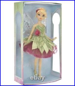 Disney Limited Edition 17 Tinkerbell Doll 75th Anniversary Peter Pan In Hand