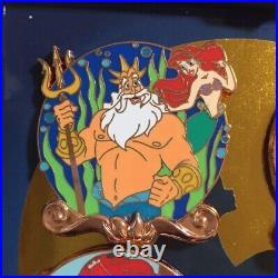 Disney Limited Edition 2000 The Little Mermaid 30th Anniversary Pin Badge Set