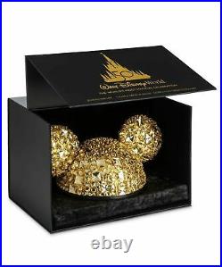 Disney Parks 50th Anniversary Luxe Logo Jeweled Ears Hat Limited Edition NEW