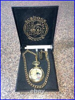 Disney Scrooge McDuck 50th Anniversary Pocket Watch Limited Edition 489/1947 NEW