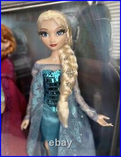 Disneystore Limited Edition Frozen 10th Anniversary Set 17 Dolls