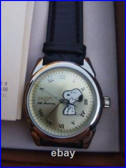 FOSSIL Limited Edition Peanuts Snoopy 50th Anniversary Wristwatch Used