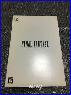 Final Fantasy 25th Anniversary Ultimate Box Limited Edition PS USED FedEx Japan