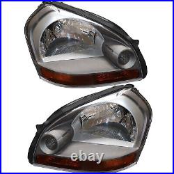 For2005-2009HyundaiTucsonHeadlightsHeadlightAssembly1PairSetHeadlamp