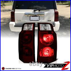 For 06-10 Jeep Commander DARK RED Rear Brake Tail Lights Signal Reverse Lamps