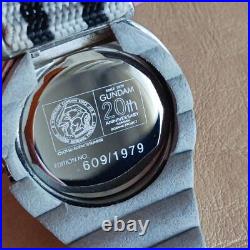GUNDAM Watch 20th Anniversary Limited Edition Rare Gundam Pocket Watch