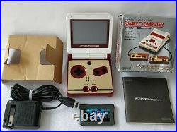 Gameboy Advance SP Famicom 20th Anniversary Limited Edition Boxed tested-b912