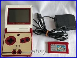 Gameboy Advance SP Famicom 20th Anniversary Limited Edition, Mario Game set-c0210