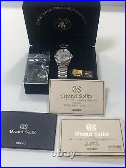 Grand Seiko SBGT033 40th Anniv. Limited 151/500 Complete Set B/P Included