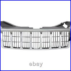 Grille Kit For 2005-2007 Jeep Grand Cherokee with Left LH Fender and Headlight