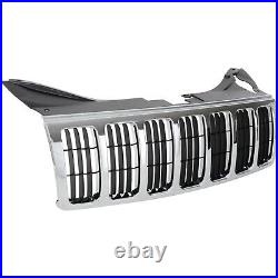 Grille Kit For 2005-2007 Jeep Grand Cherokee with Left LH Fender and Headlight