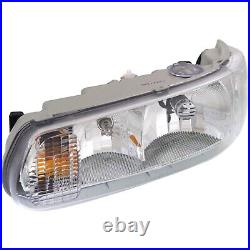 Halogen Headlight Set For 1997-05 Buick Century 97-04 Regarl Left and Right Pair