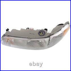 Halogen Headlight Set For 1997-05 Buick Century 97-04 Regarl Left and Right Pair