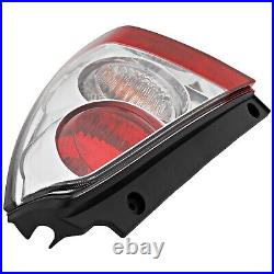 Halogen Tail Light For 2006-2008 Subaru Forester Right Clear & Red Lens with Bulbs
