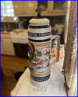 Harley Davidson Limited Edition 100th Anniversary Huge 24 Beer Stein RARE