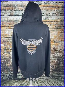 Harley Davidson womens limited edition 115th anniversary hoodie Size XL