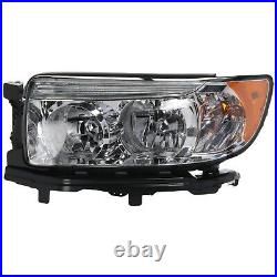 Headlight For 2006 2007 2008 Subaru Forester Wagon Left With Bulb