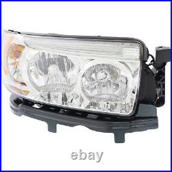 Headlight For 2006 2007 2008 Subaru Forester Wagon Right With Bulb