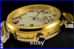 Invicta Woman 36mm Disney Lim Ed 90th Anniversary Gold Tone Mickey MOP TT Watch