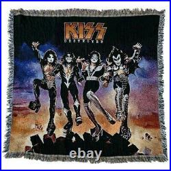 KISS DESTROYER 45th Anniversary Limited Edition Big Blanket Rock Simmons Band