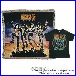KISS DESTROYER 45th Anniversary Limited Edition Big Blanket Rock Simmons Band